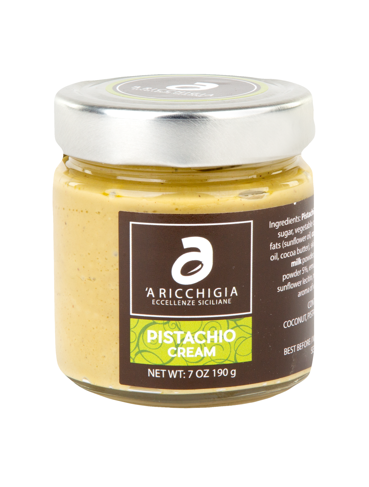 Sicilian Pistachio Cream Spread by A Ricchigia Sicily | Ditalia
