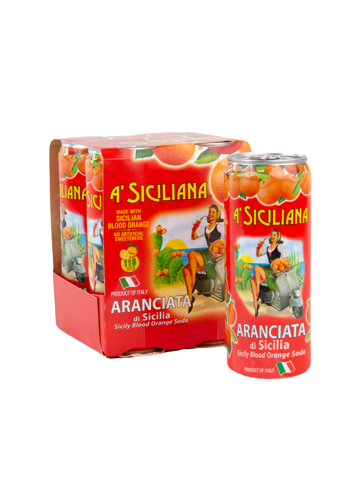 A'Siciliana Blood Orange Soda from Sicily | Ditalia – Ditalia