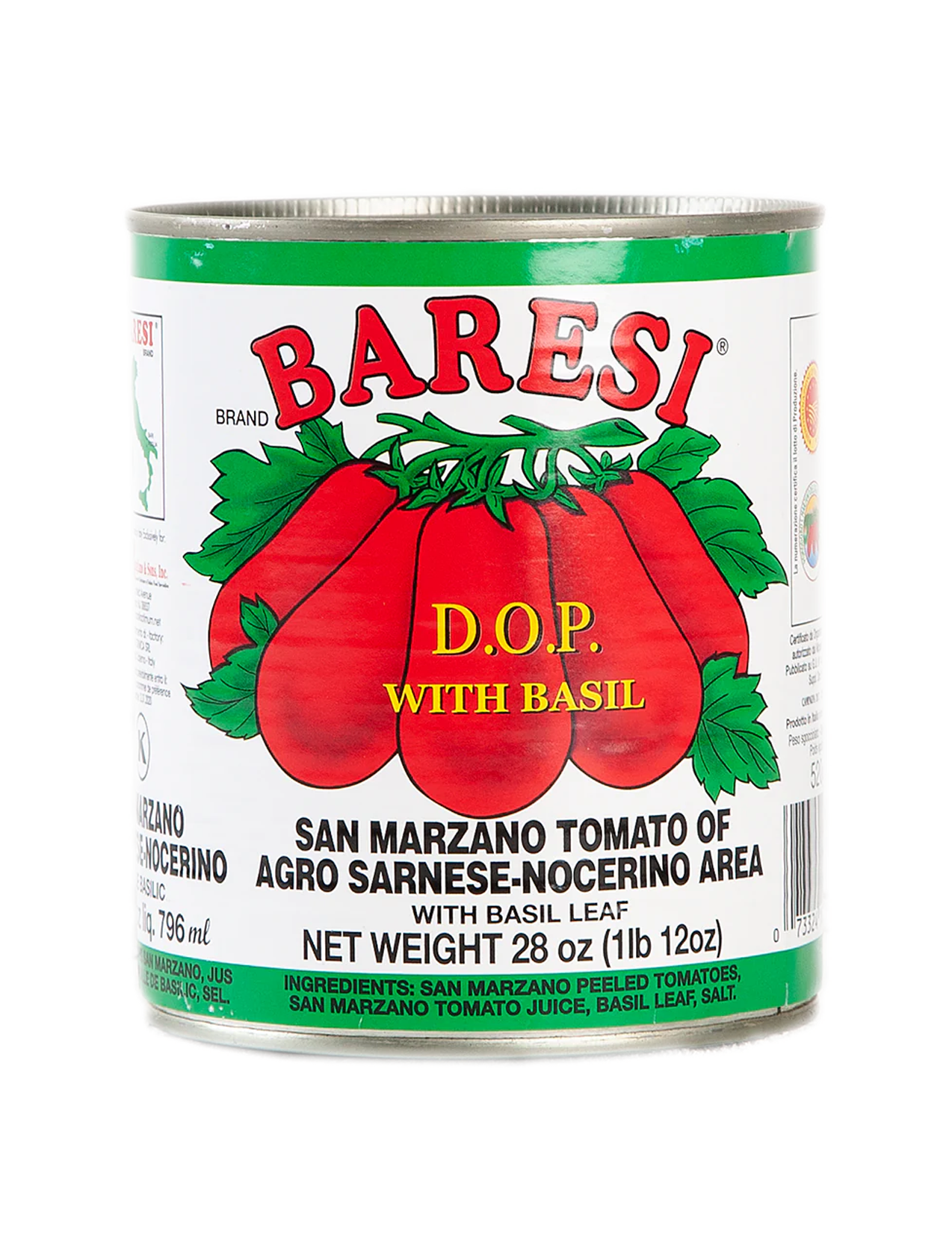 Baresi DOP San Marzano Tomatoes | Ditalia Fine Italian Imports