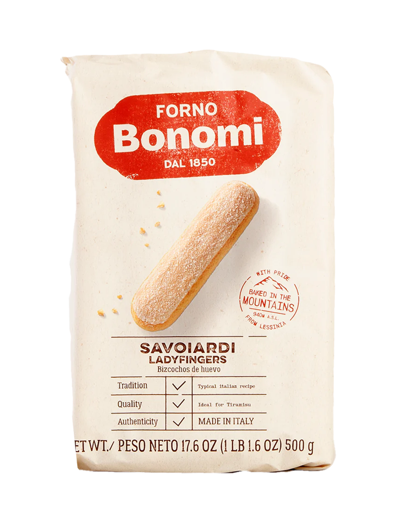 Forno Bonomi Savoiardi Ladyfingers | Ditalia Fine Italian Imports