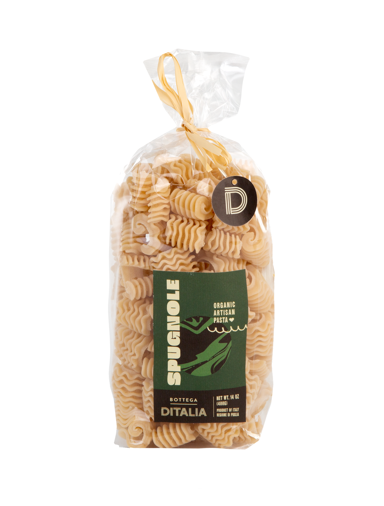 Bottega Ditalia Spugnole Organic Pasta by Marella | Ditalia Foods
