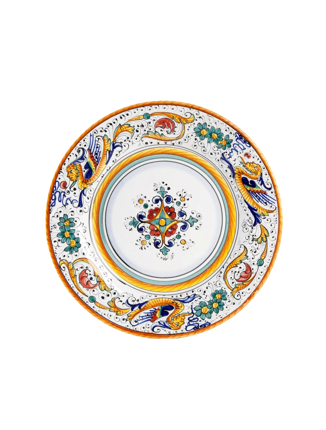 Geribi Deruta Dinner Plates | Italian Pottery | Online at Ditalia