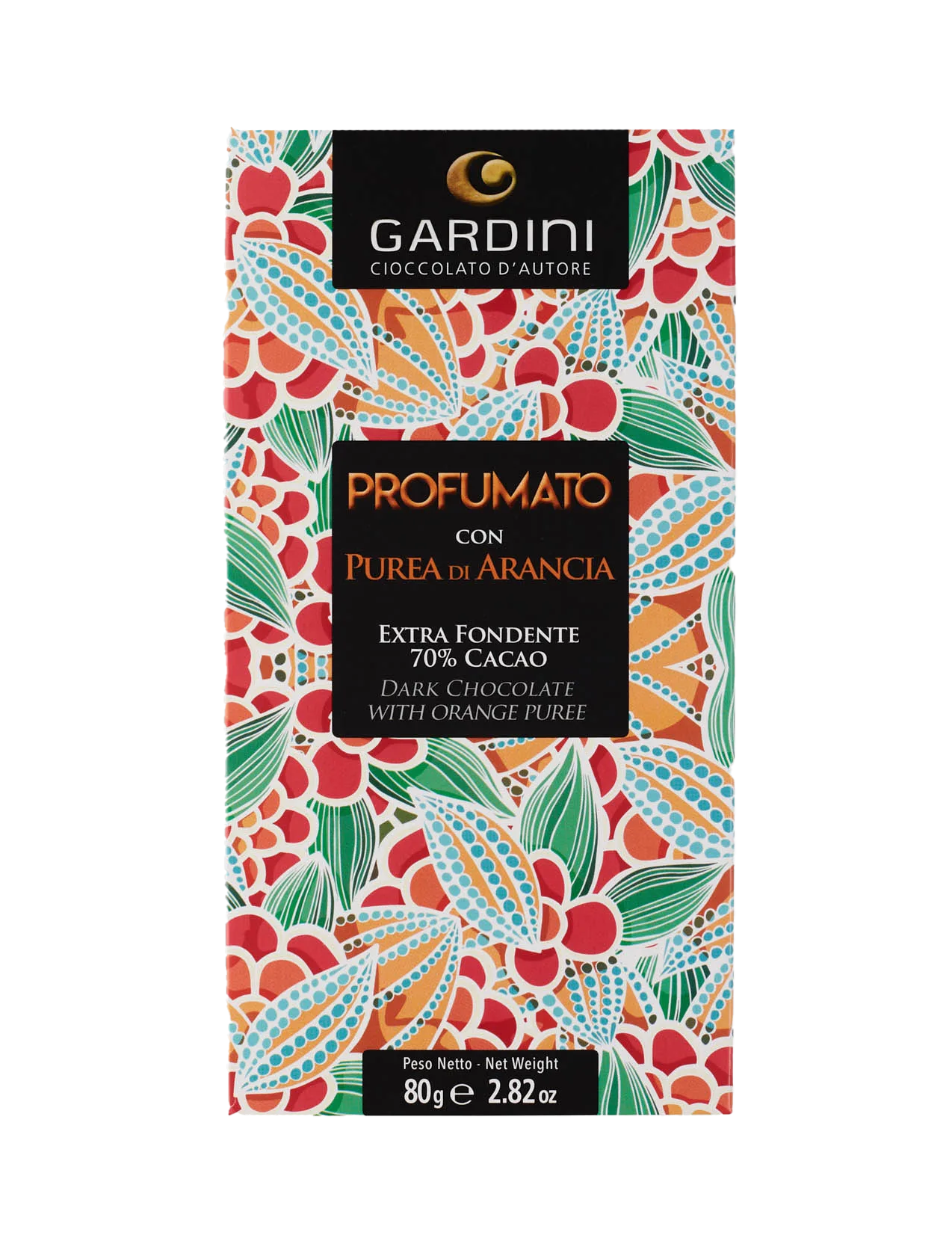 AurélienLurquin TomGauditiabois 2本セット Gardini 70% Dark Chocolate Bar with Orange Puree | Ditalia Italian