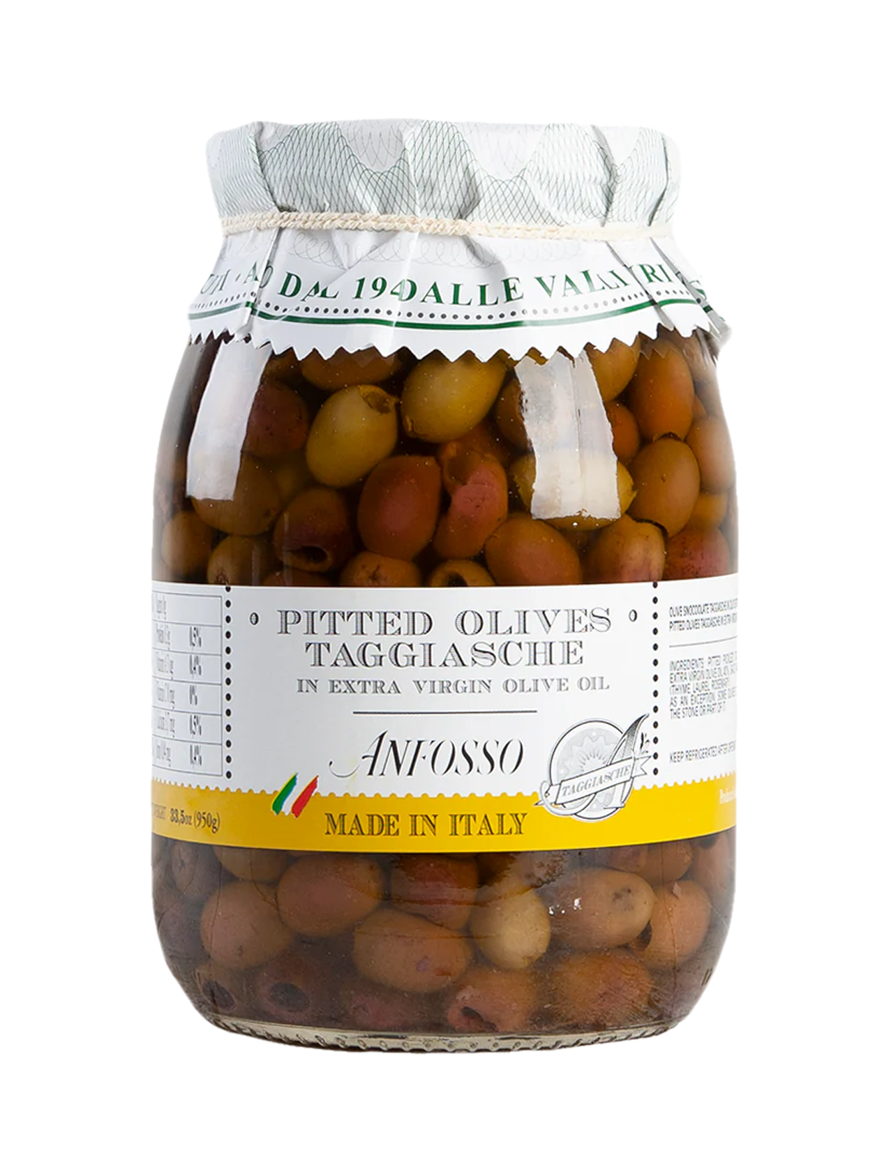 Anfosso Bulk Taggiasca Olives Pitted | Ditalia Fine Italian