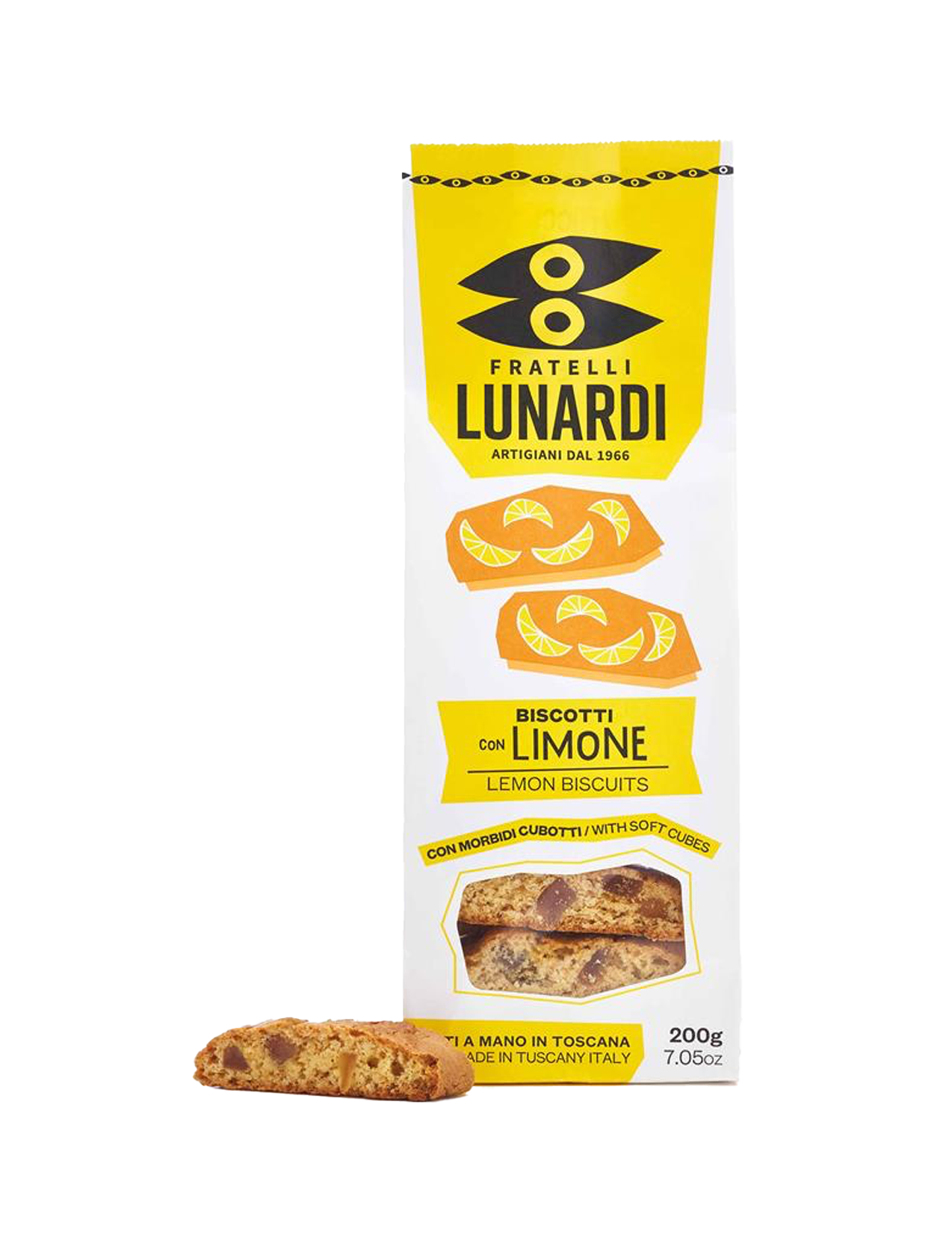 ビスケット・タルタル Fratelli Lunardi Lemon Cantucci Cookies | Biscotti | Ditalia