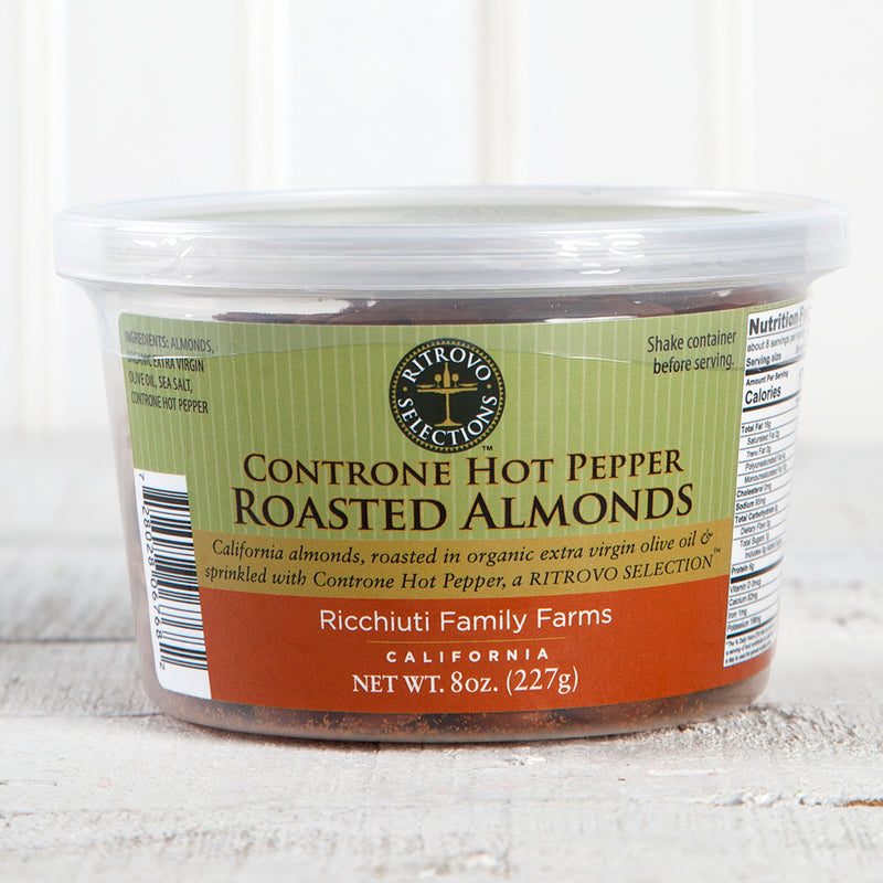 Roasted Almonds with Controne Hot Pepper - 8oz