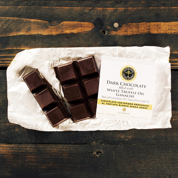 Dark Chocolate with White Truffle Oil Ganache - 1.76 oz