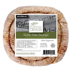 Luganega Slim Sicilian Style Sausage (Salsiccia) Mild - 16oz
