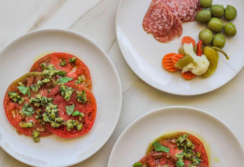 Tomato + Olive Salad by Chef Josh Charles