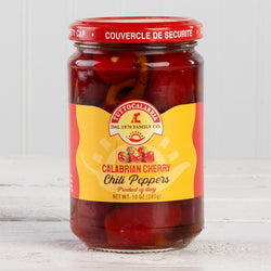 Calabrian Cherry Chili Peppers in Oil - 10 oz
