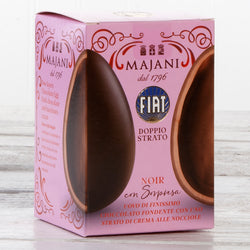 Dark Chocolate and Hazelnut Cream Easter Egg - 2.29 oz Pink Box