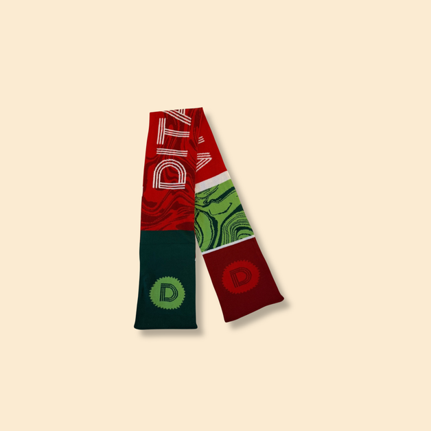 Ditalia Double Sided Stadium Knit Scarf
