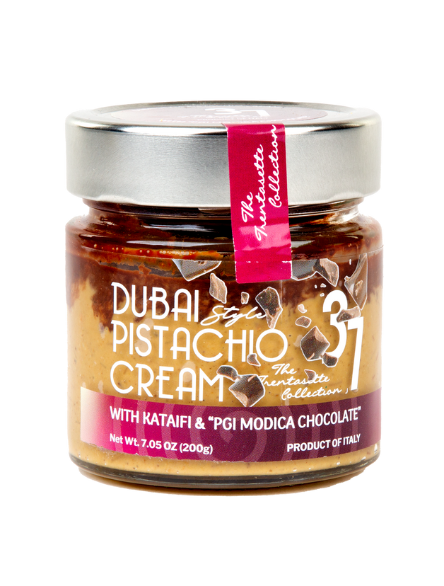 Dubai Style Pistachio Cream with Kataifi & PGI Modica Chocolate - 7 oz