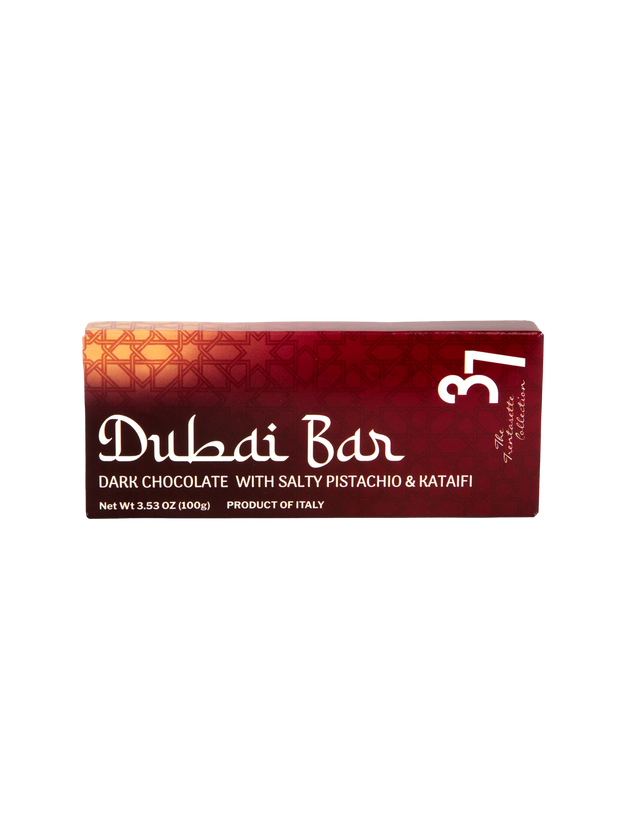 Dubai Dark Chocolate Bar with Salty Pistachios and Kataifi - 3.53 oz