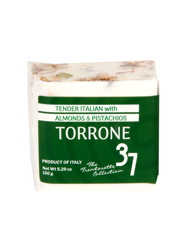 Soft Almond and Pistachio Torrone Cube - 5.29 oz