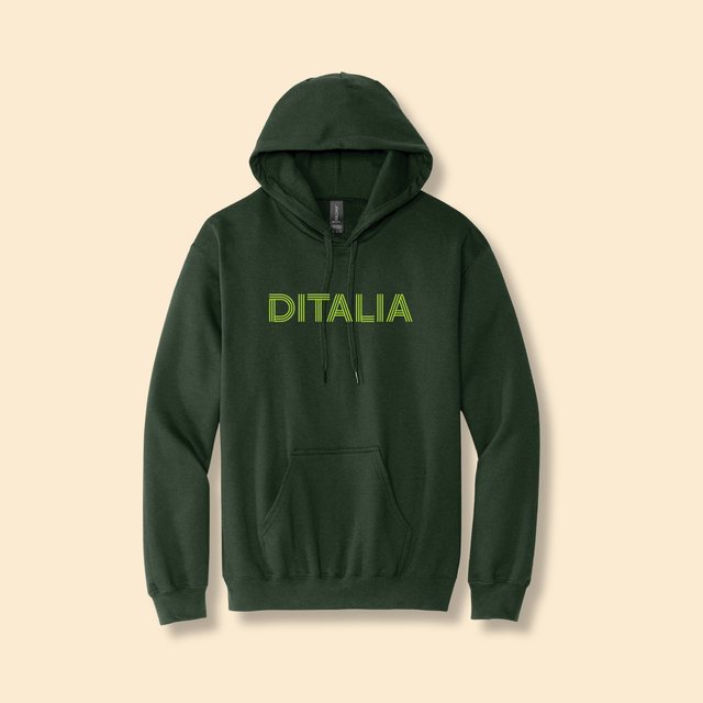 Ditalia Pullover Hooded Sweatshirt