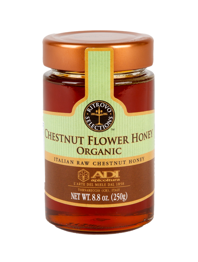 Raw Organic Chestnut Flower Honey - 8.8 oz