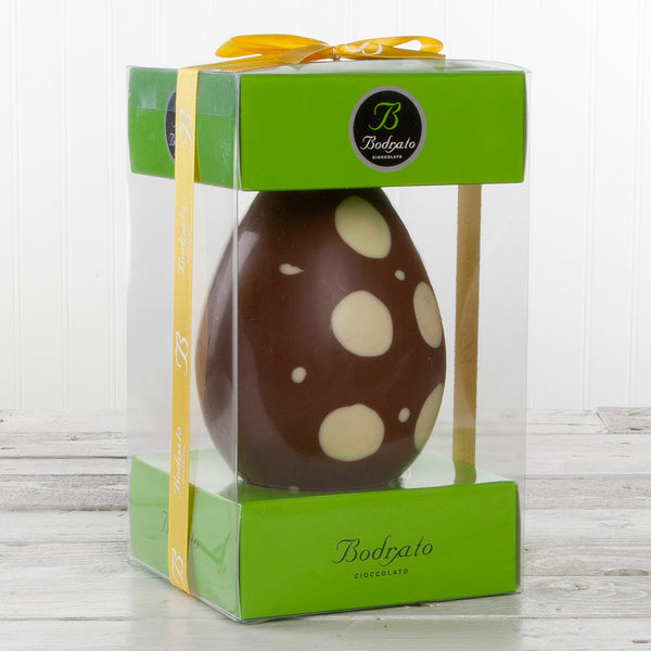 Milk Chocolate Polka Dot Decorated Easter Egg - 9.52 oz