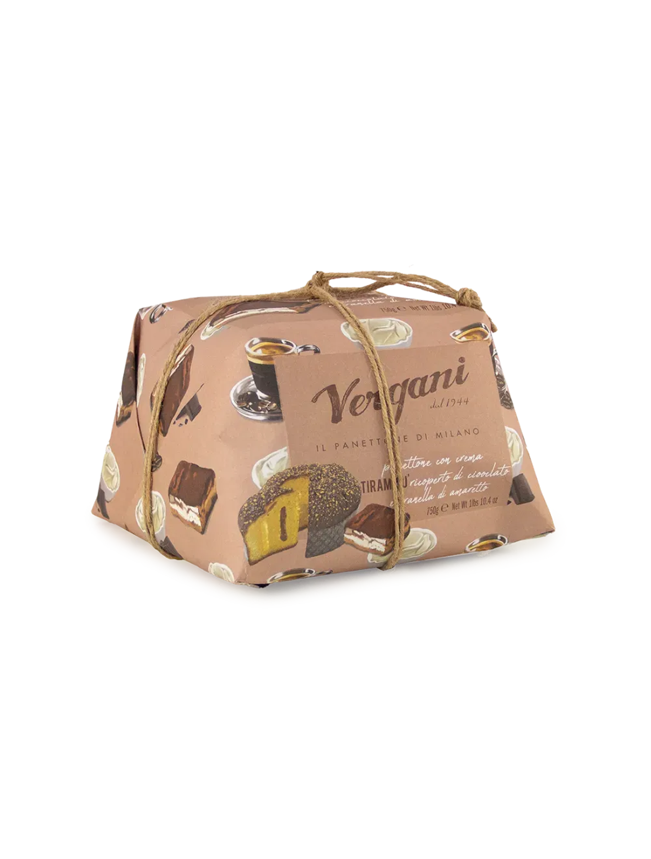 Packaged bread with 'Vergani' branding on a white background