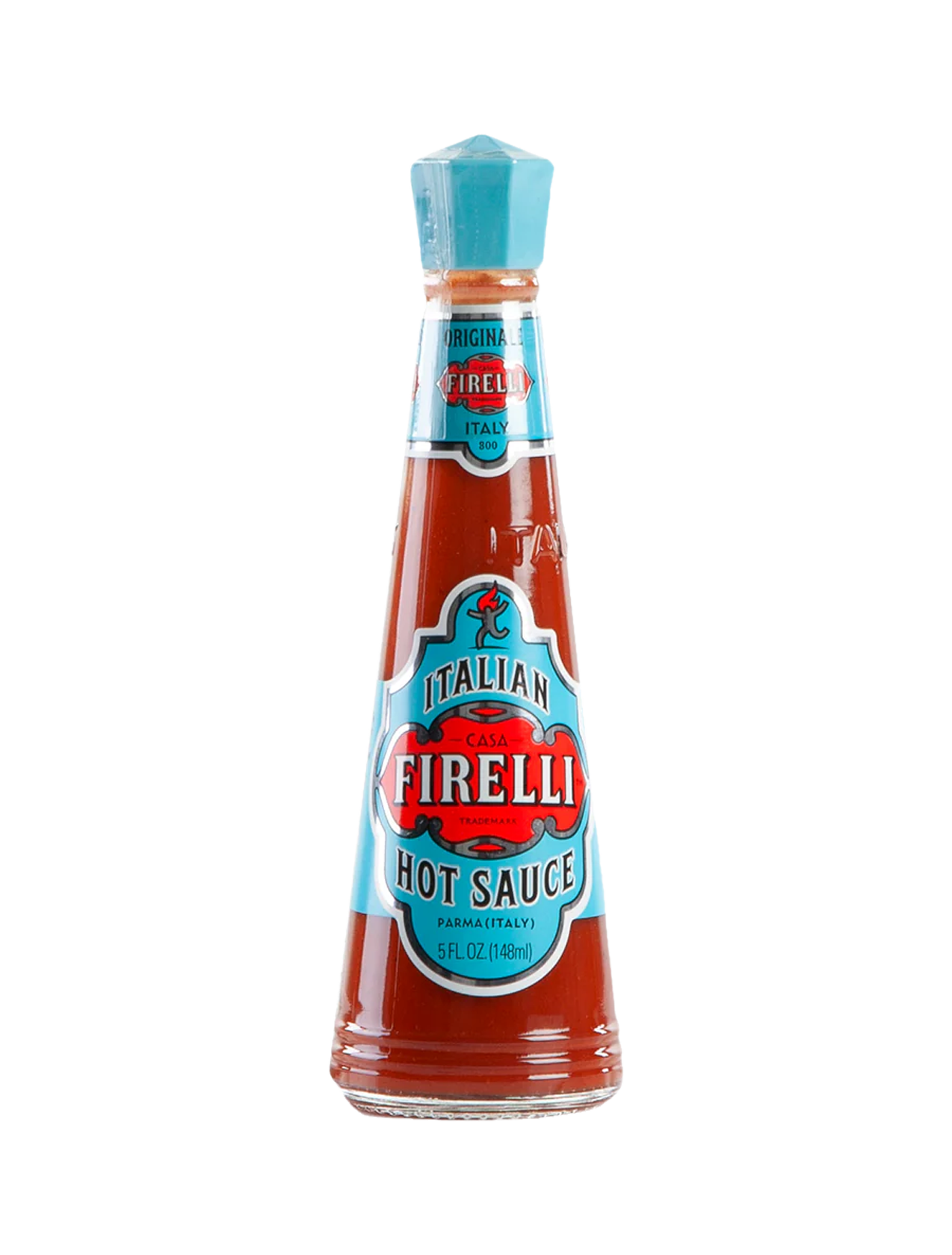 bottle of firelli original italian hot sauce