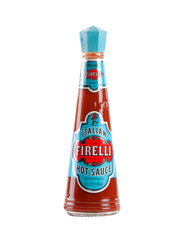 bottle of firelli original italian hot sauce