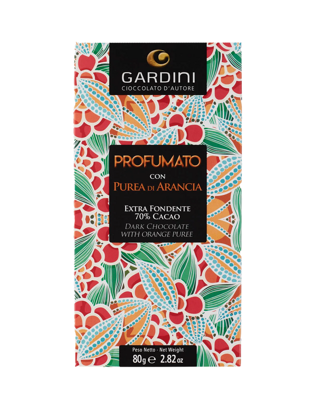70% Dark Chocolate Bar with Orange Puree - 2.82 oz