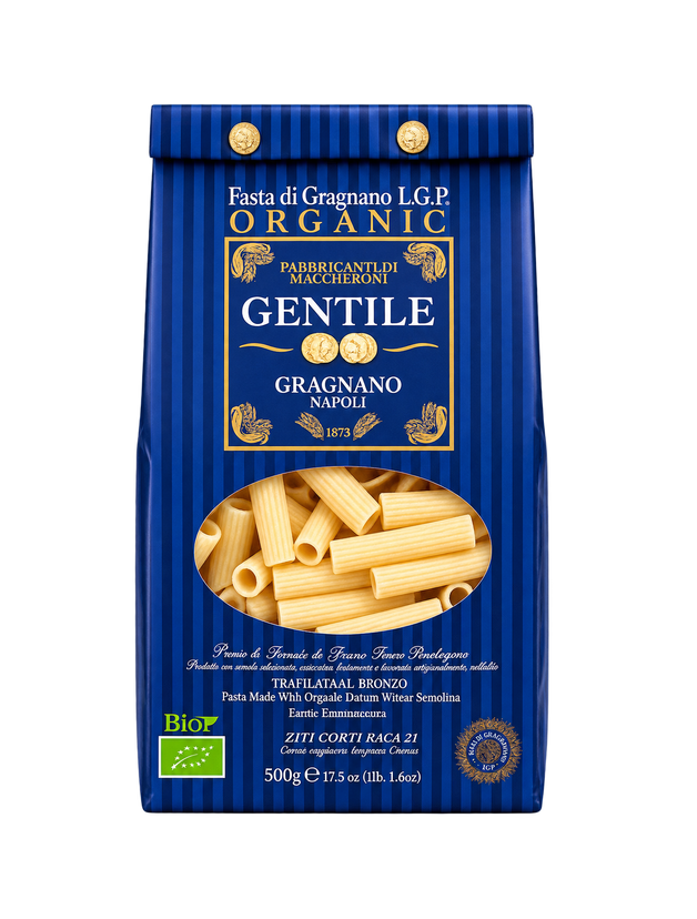 Ziti Corti Rigati Pasta di Gragnano IGP - 17.6 oz