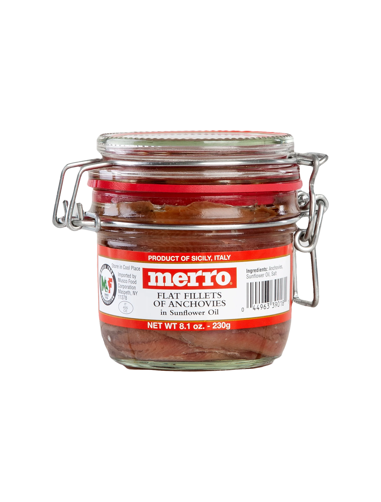 Merro Anchovies from Sicily in Oil 8oz | Ditalia Italian Imports ...