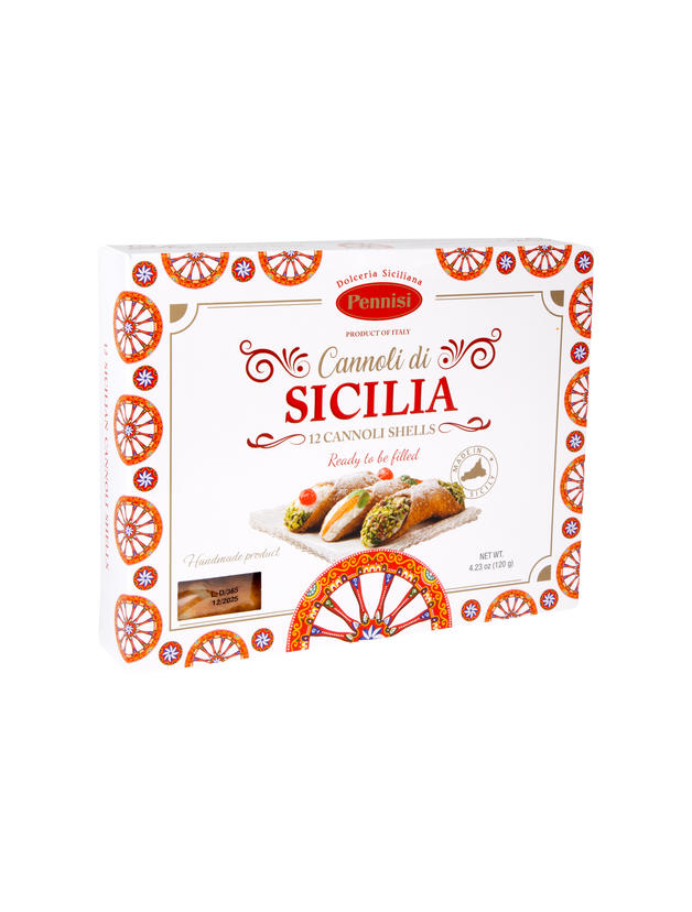 Mini Sicilian Cannoli Shells - 4.23 oz (12 shells)