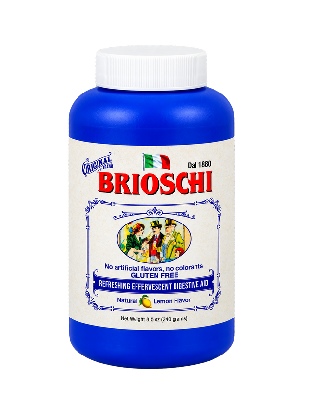 Brioschi Lemon Flavored Effervescent Plastic Bottle - 8.5oz