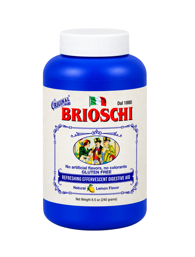 Brioschi Lemon Flavored Effervescent Plastic Bottle - 8.5oz