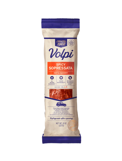 Volpi Hot Spicy Sopressata Salami 8 oz | Ditalia Fine Italian