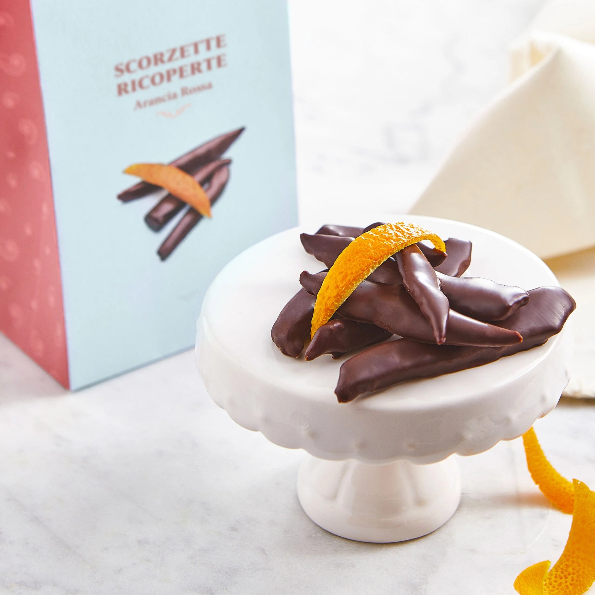 Lavoratti Chocolate Covered Blood Orange Rinds | Ditalia Imports Lavoratti Chocolate Covered Blood Orange Rinds | Ditalia Imports