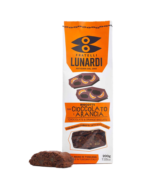 Fratelli Lunardi Chocolate and Orange Cantucci | Biscotti