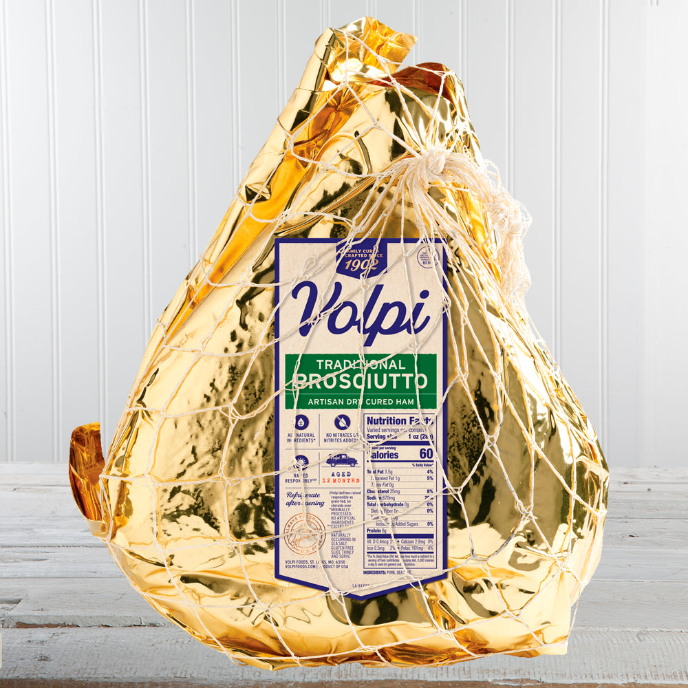 Volpi Whole Traditional Boneless Prosciutto Americano Ditalia