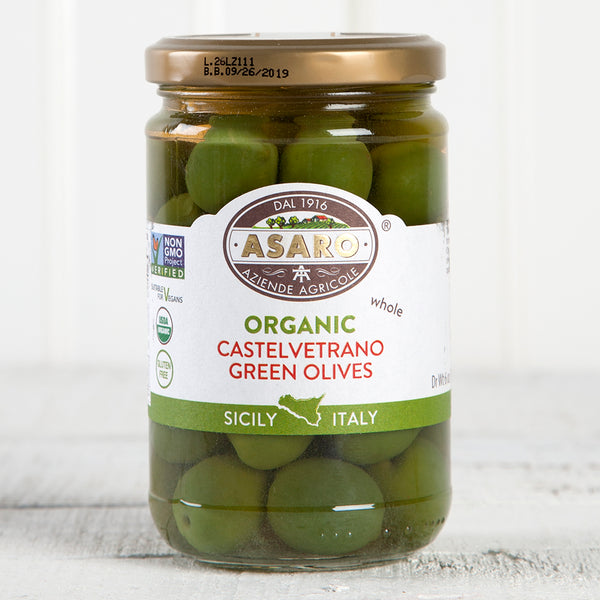 Organic Castelvetrano Green Olives - 4 oz