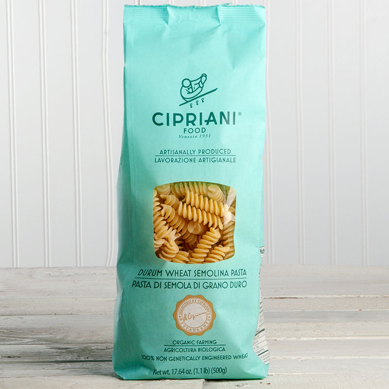 Cipriani Organic Pasta | Fusilli | Ditalia Italian Foods