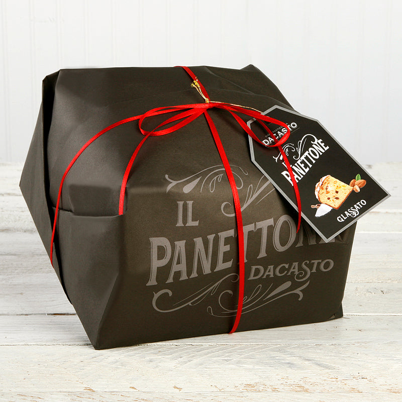 Glazed Panettone with Raisins and Candied Orange Peels - 26.5 oz
