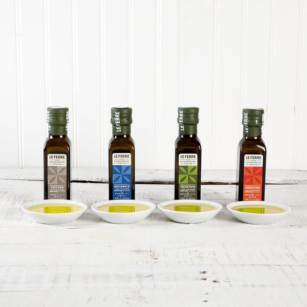 Le Ferre Extra Virgin Olive Oil Tasting Kit | Set of 4