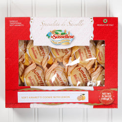Soft Lemon Amaretti Cookies Window Box - 6 oz