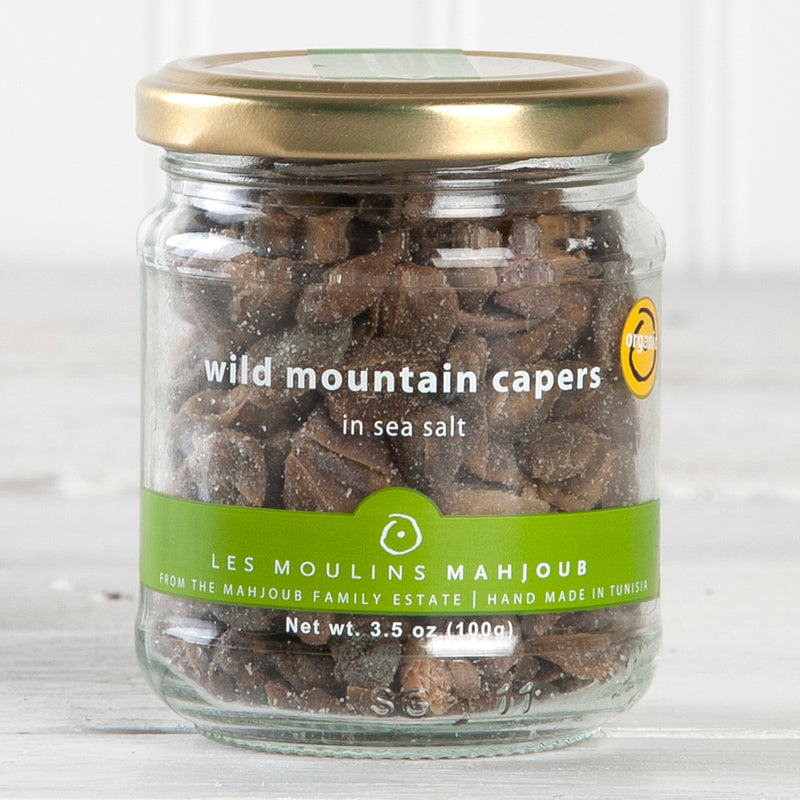 Wild Mountain Capers in Sea Salt (Organic)- 3.5 oz