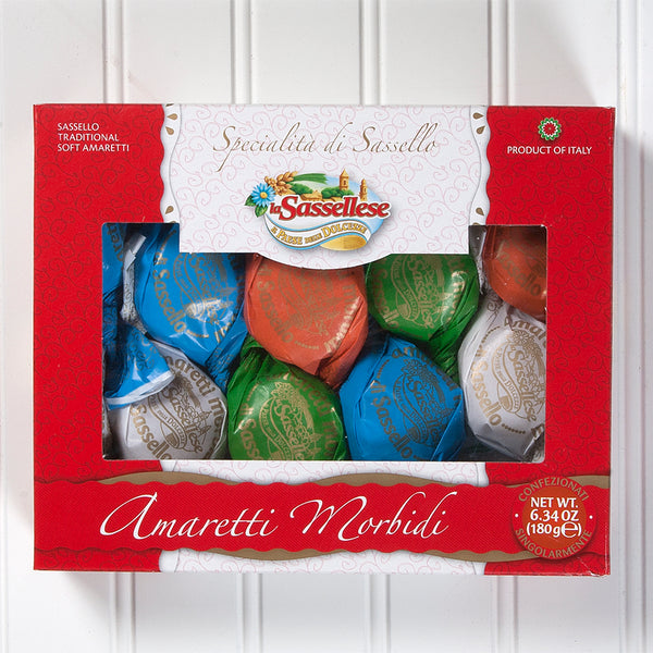 Soft Amaretti Cookies Window Box - 6 oz