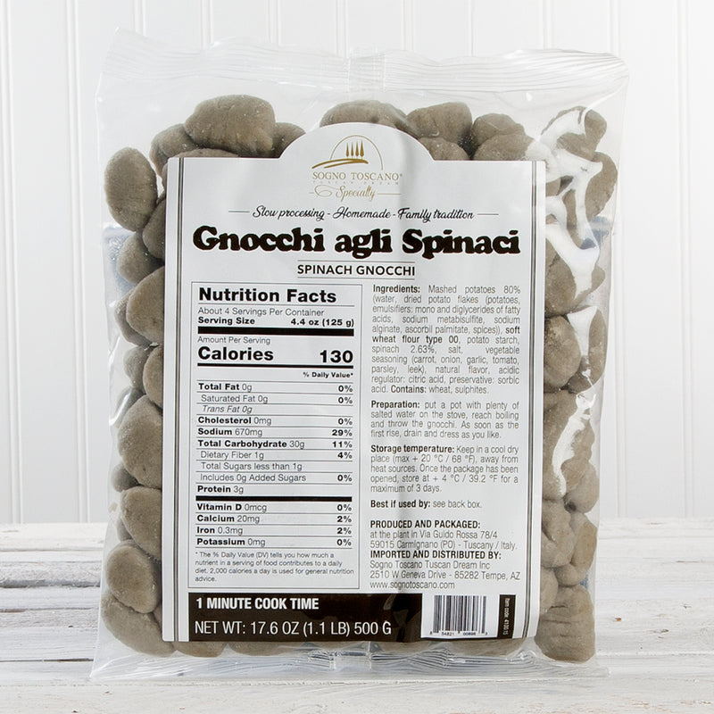 Spinach Potato Gnocchi - 17oz