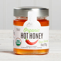 Raw Organic Hot Acacia Honey - 6 oz