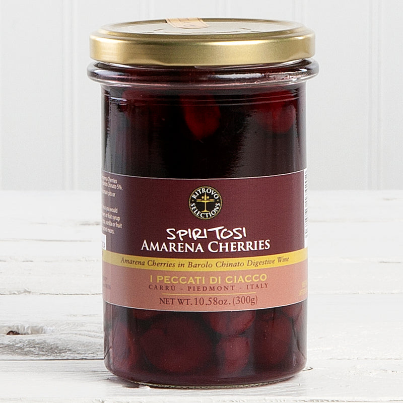Spiritosi Amarena Cherries in Barolo Chinato - 10.58oz
