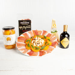 Peaches, Prosciutto, Parmigiano; OH MY! | Set of 4