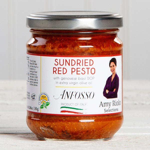 DOP Sundried Red Pesto with Genovese Basil - 6.35 oz