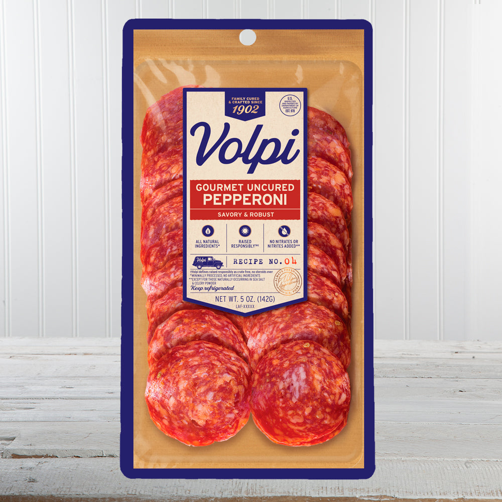 Volpi Sliced Gourmet Pepperoni Ditalia Fine Italian Food Imports