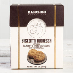 Hazelnut and White Chocolate Butter Cookies - 8.99 oz