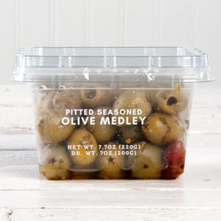 Pitted Seasoned Olive Medley - 7 oz